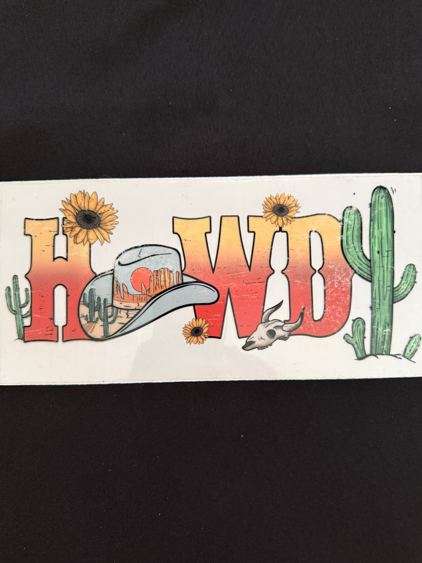 “Howdy” Western Theme Wrap