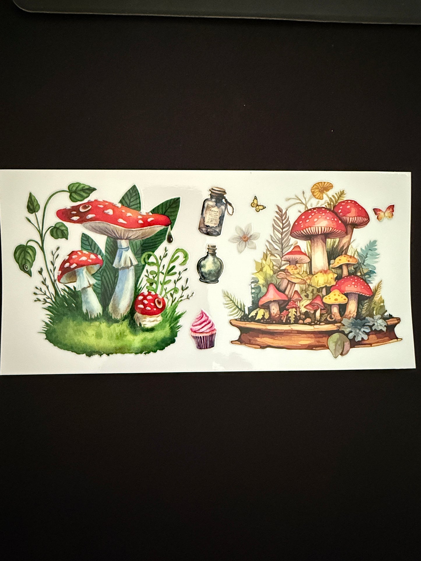 Mushroom Themed Wrap