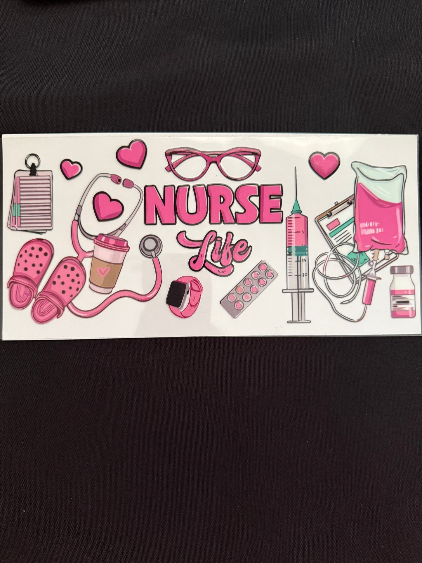 “Nurse Life” Themed Wrap