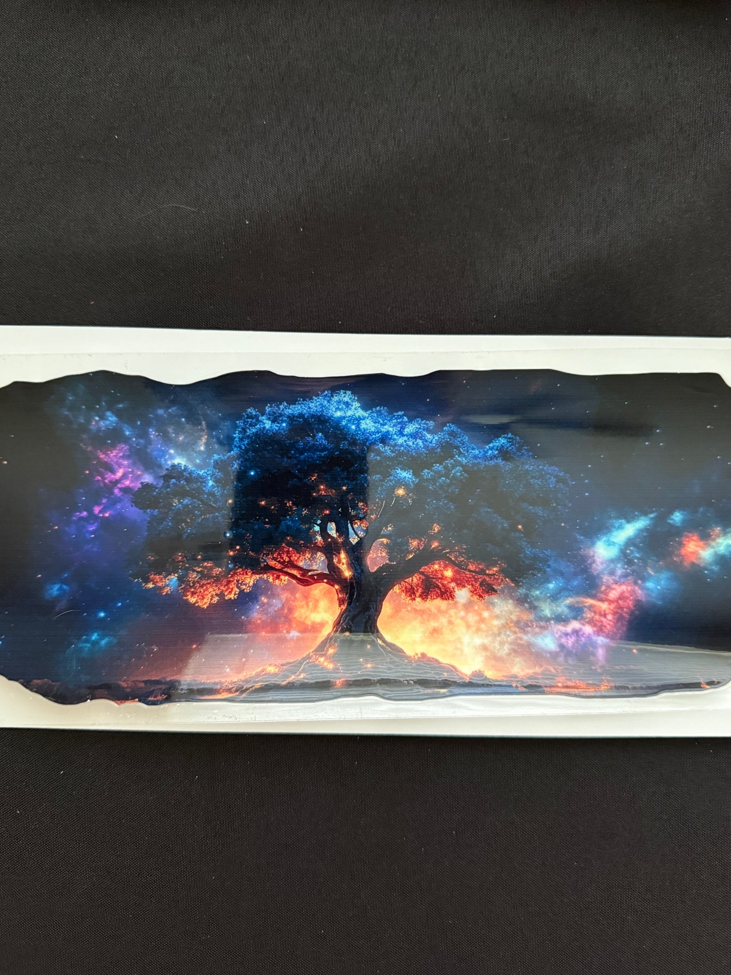 Silhouette Of Tree Tumbler Wrap
