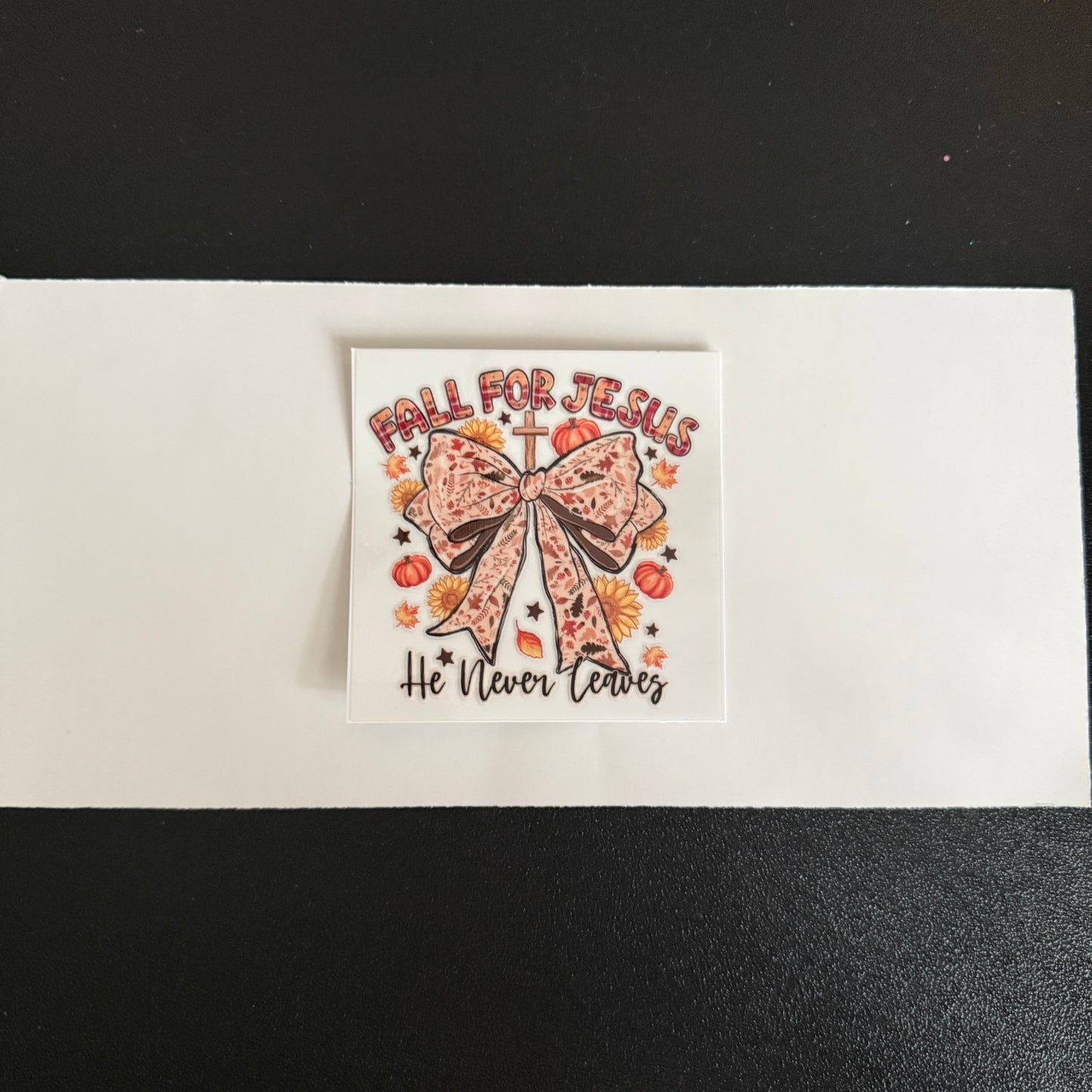 Fall themed decal