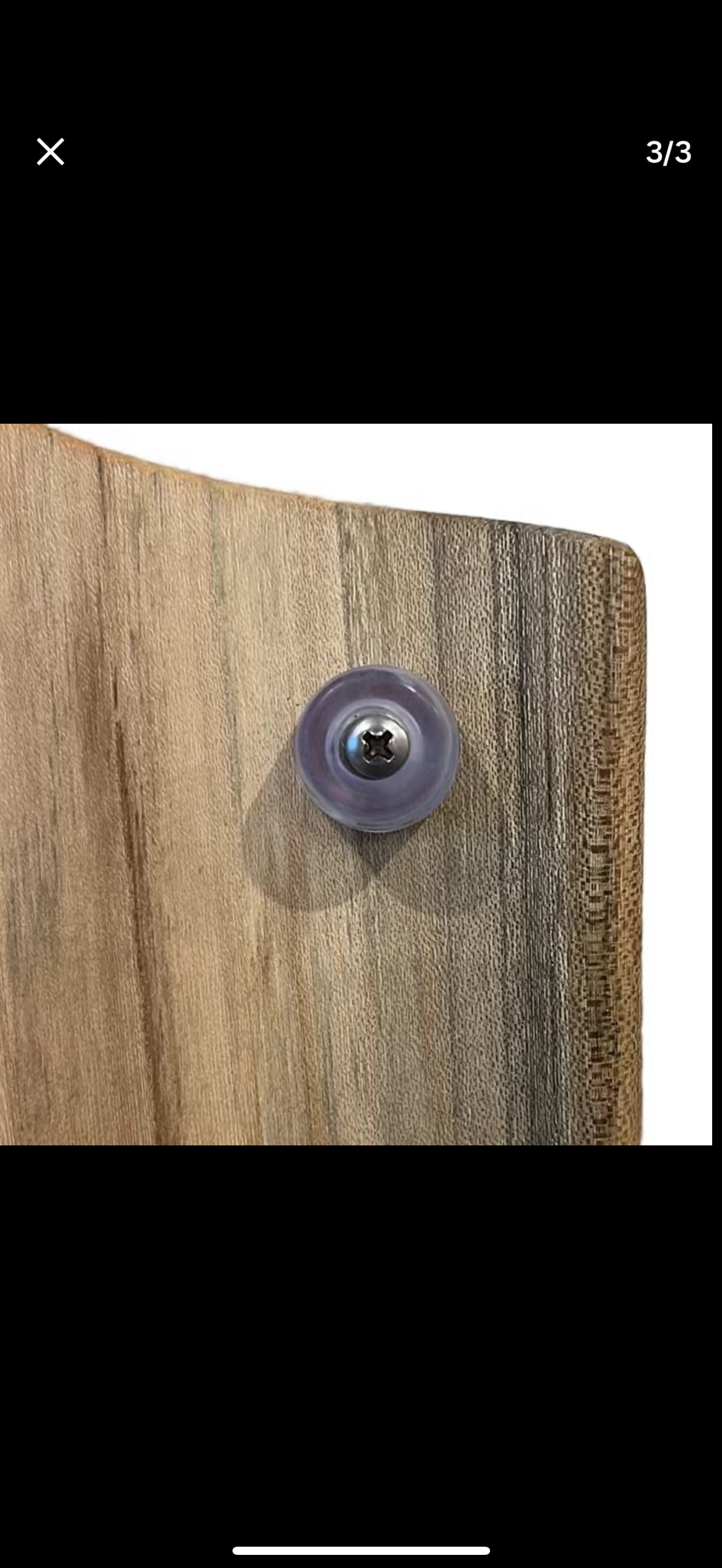 Elm wood cutting board with signature handle 20”Lx13”W