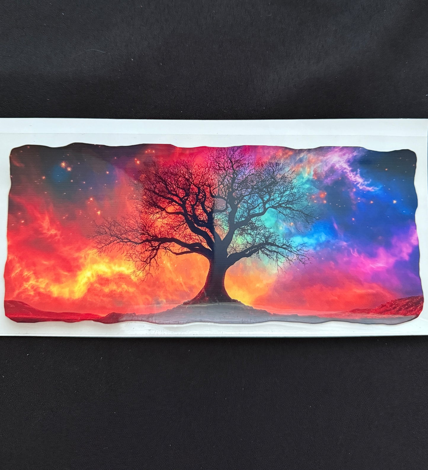 Silhouette Of Tree Tumbler Wrap