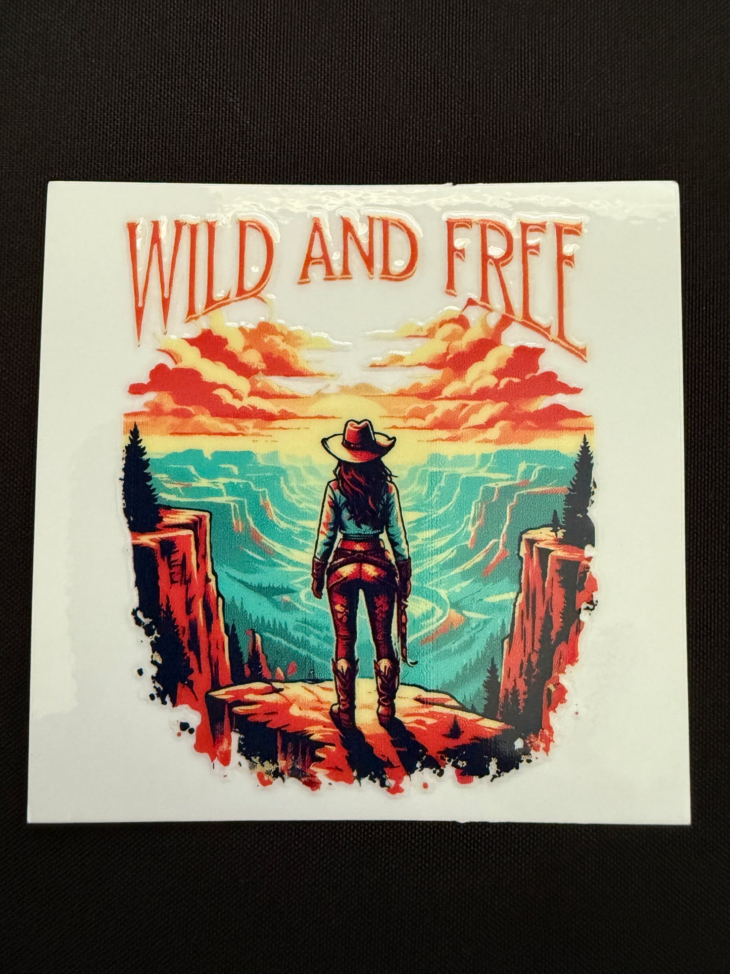 “Wild & Free” Western Decal