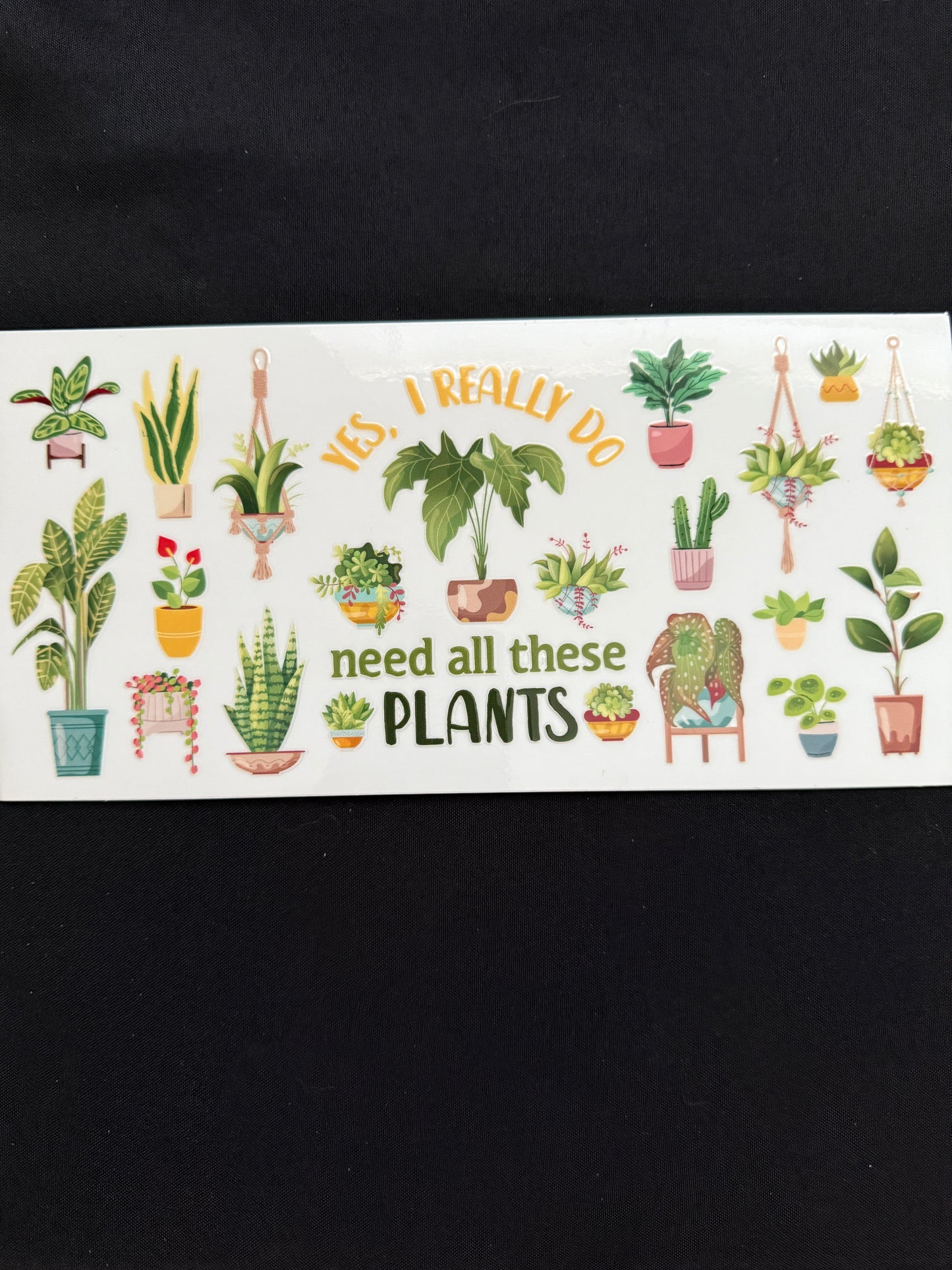 Plant Theme Tumbler Wrap