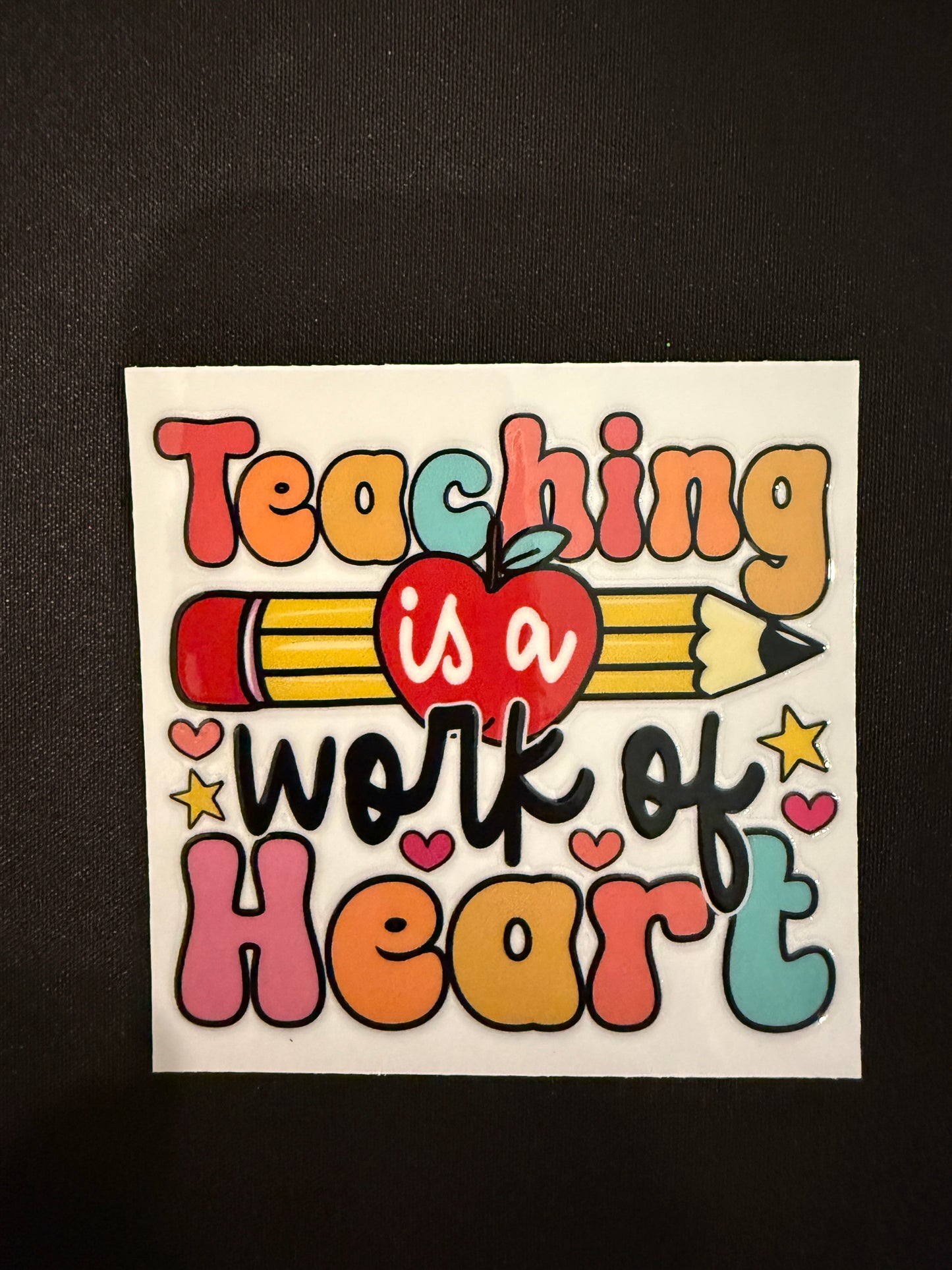 Teacher Themed Decal