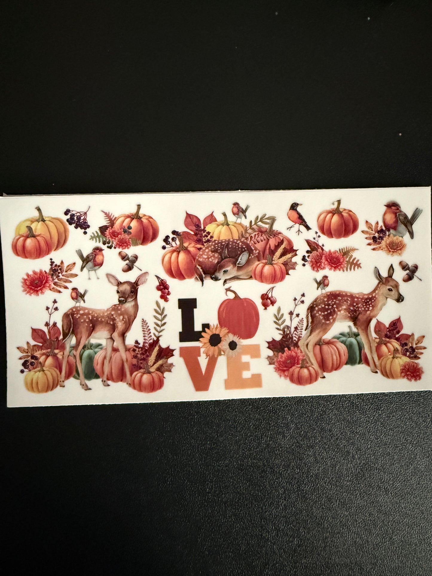 Fall themed wrap