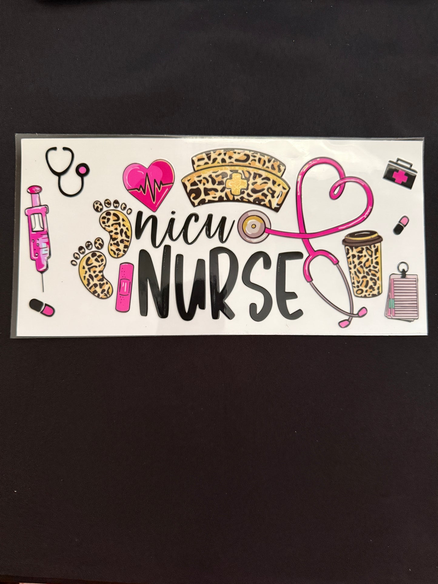 “NICU Nurse” Themed Wrap