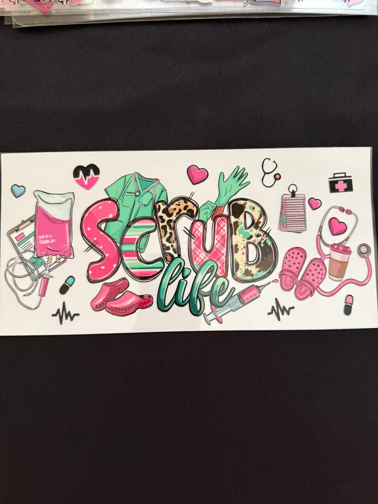 “Scrub Life” Themed Wrap