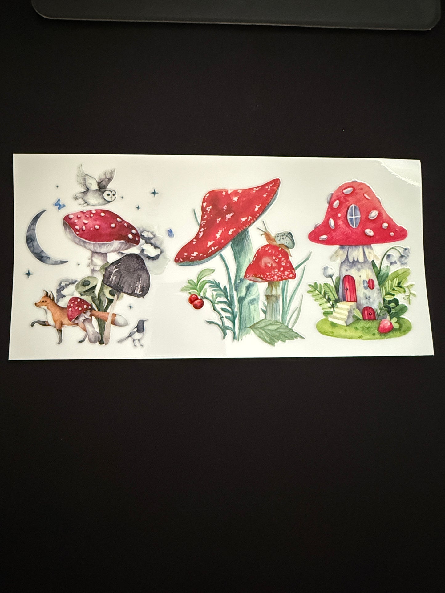 Mushroom Themed Wrap