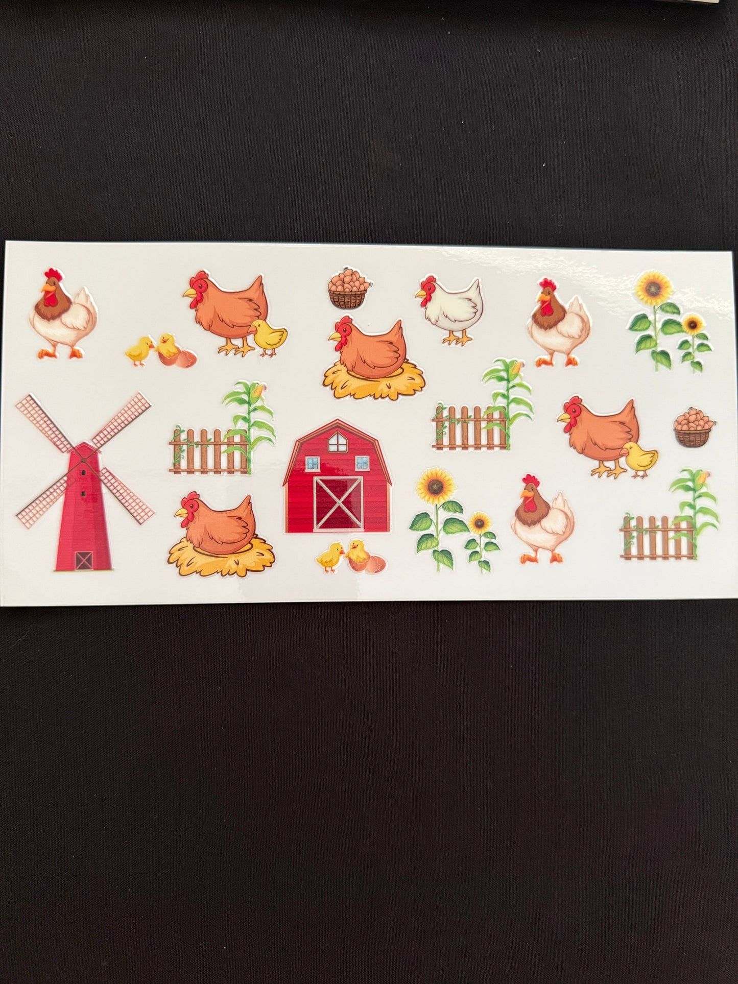 Chicken & Farm Themed Wrap