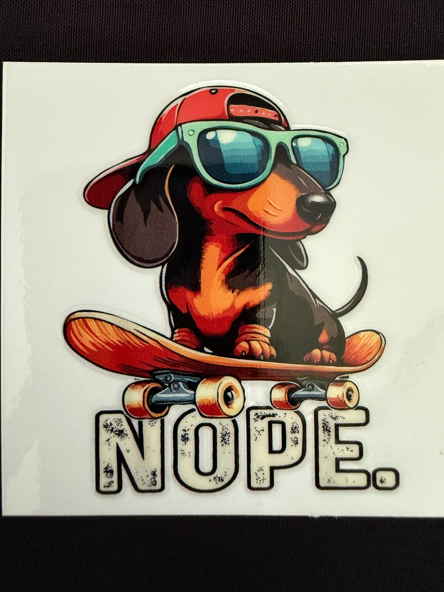 Cute Dachshund Decal