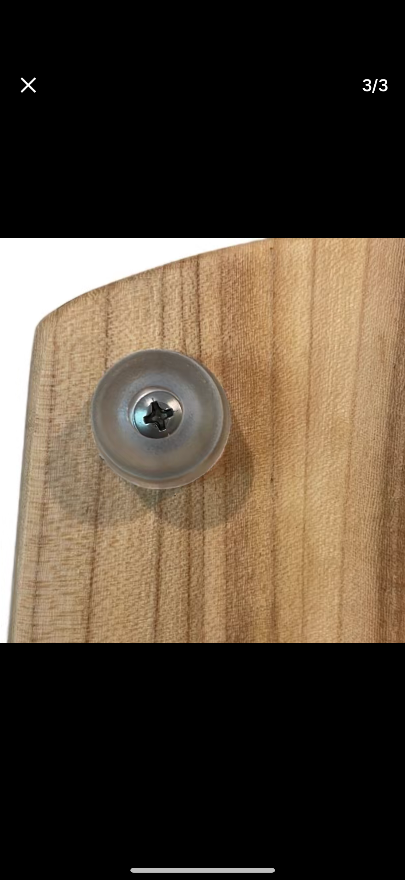 Elm wood cutting board w/ signature handle 22”Lx15”W