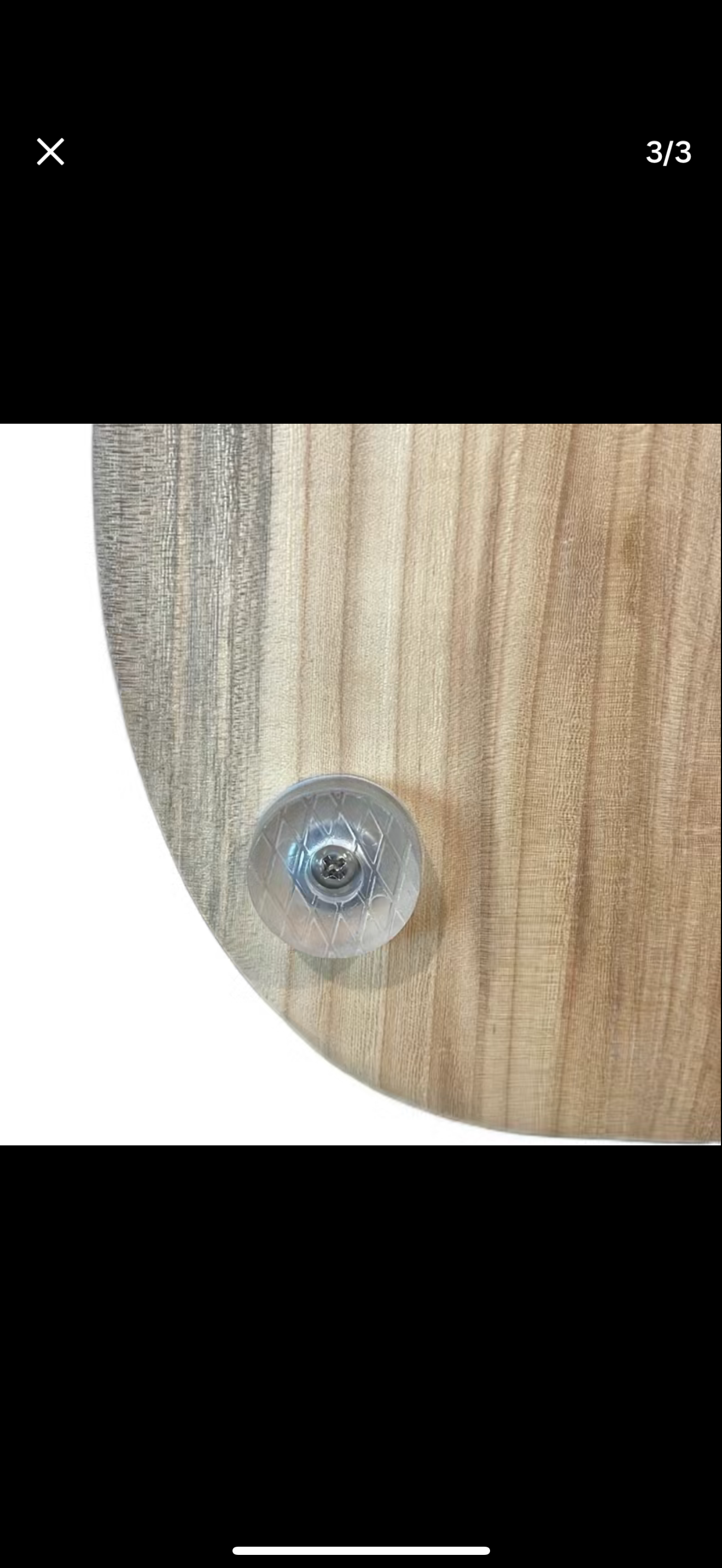 Elm wood cutting board with signature handle 28”Lx14”W