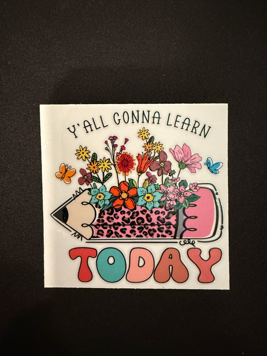 Teacher Themed Decal