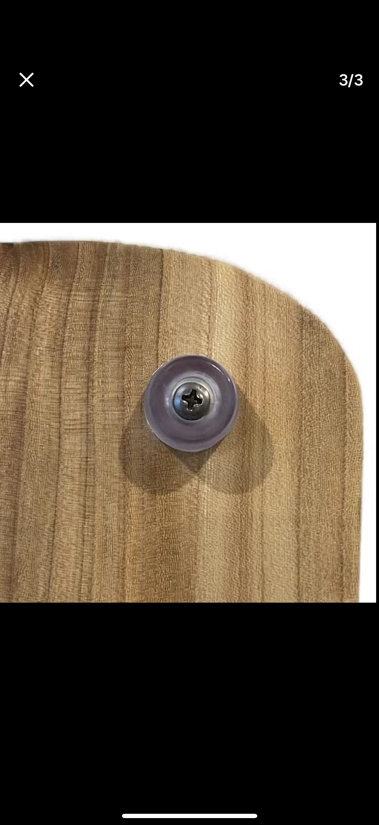 Elm wood cutting board with signature handle 20.5”Lx14”W
