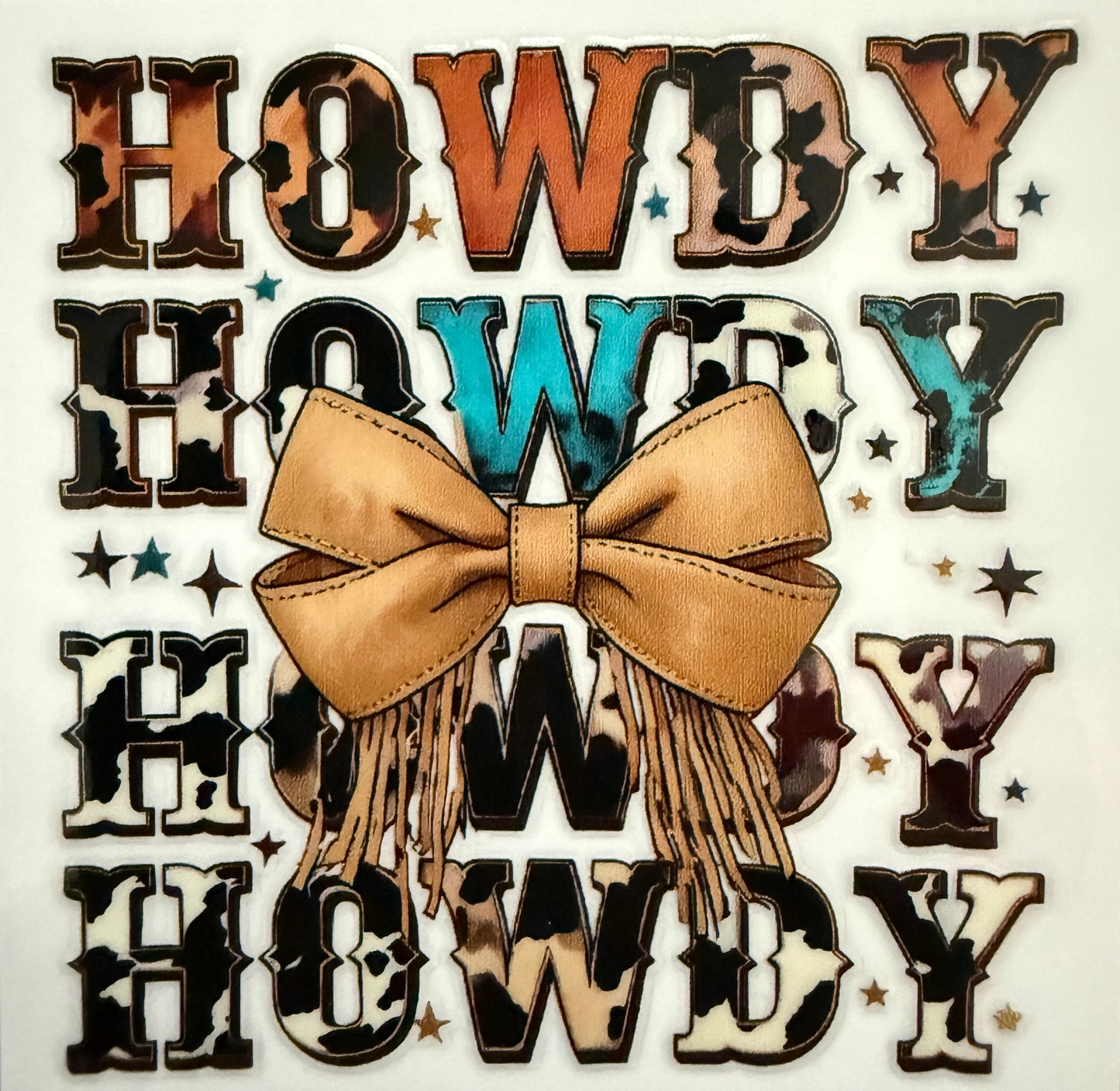 “Howdy” Western Theme Decal