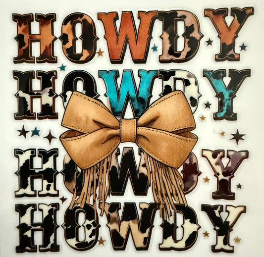“Howdy” Western Theme Decal