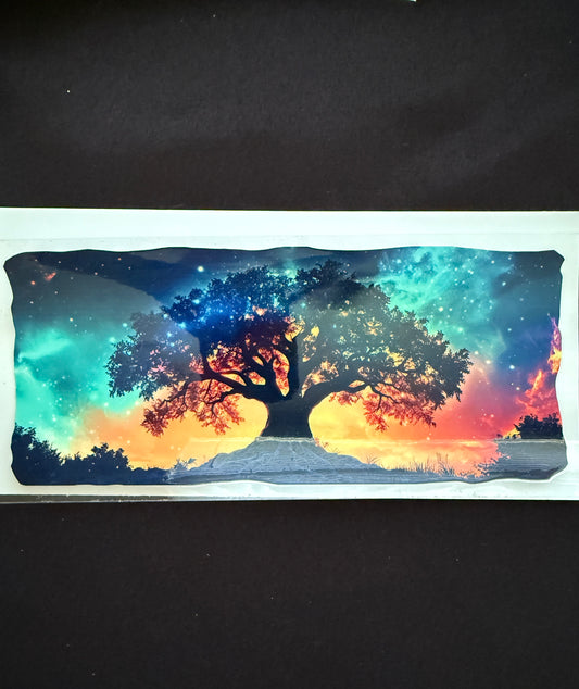 Silhouette Of Tree Tumbler Wrap