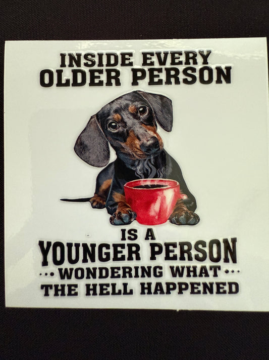 Funny Dachshund Decal
