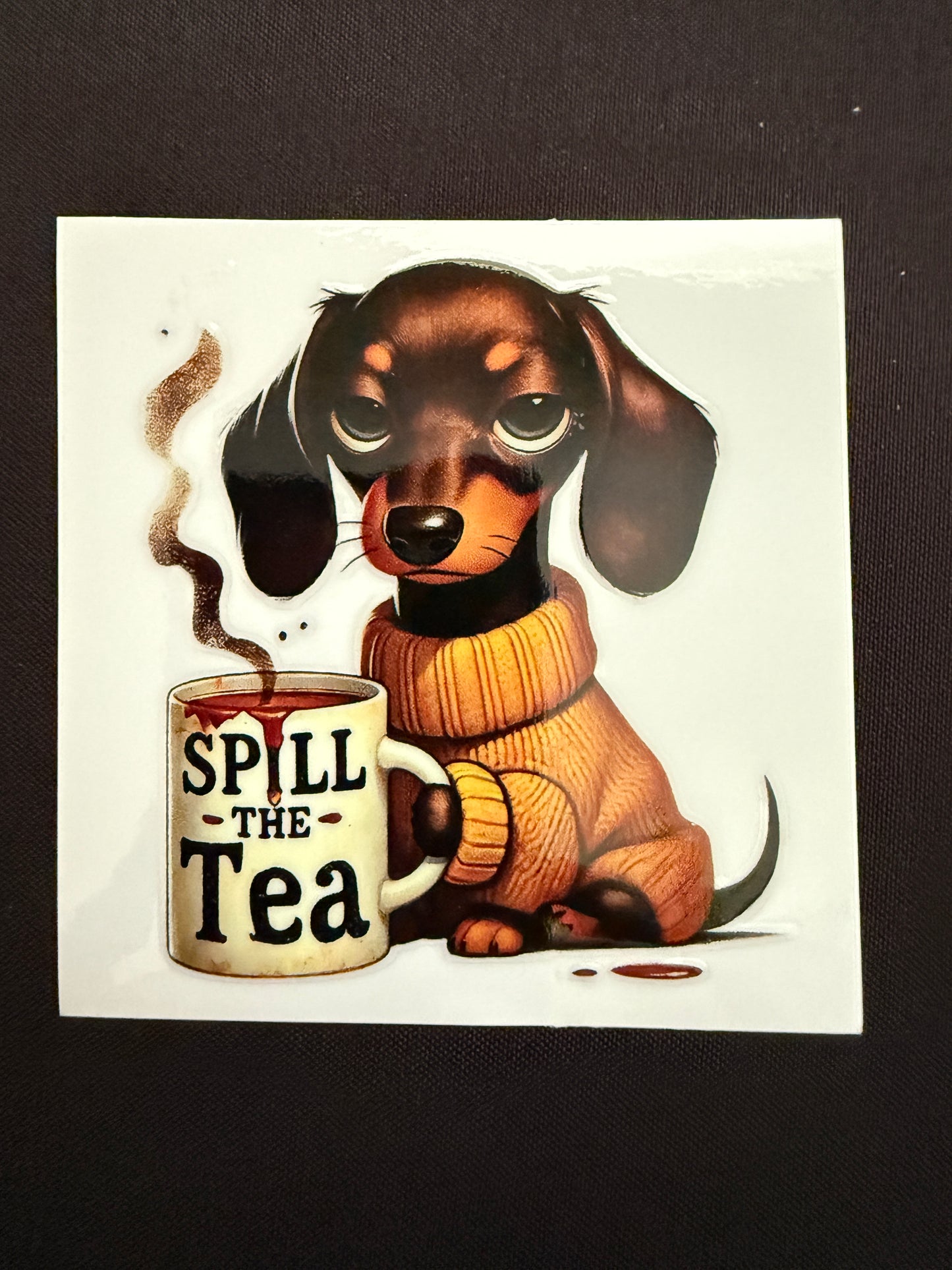 Cute Dachshund Decal