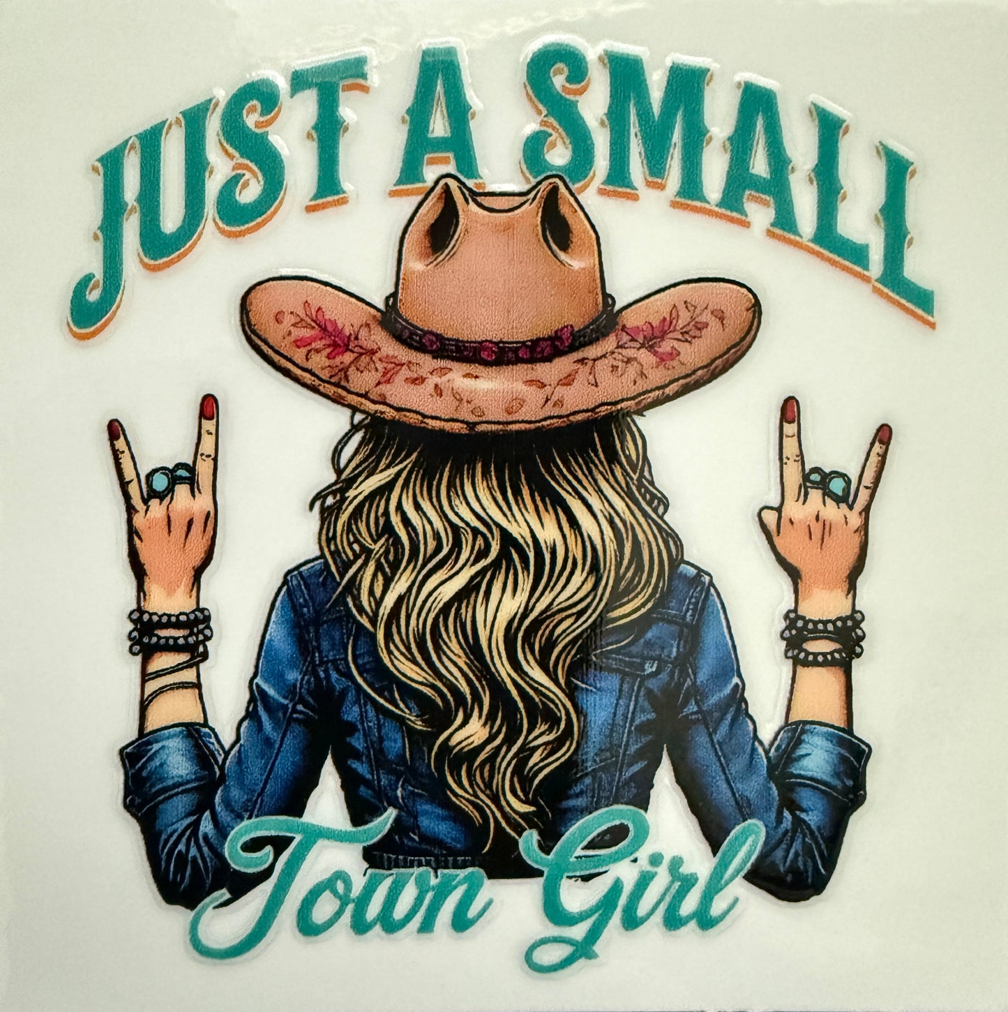 “Just A Small Town Girl” Western Decal