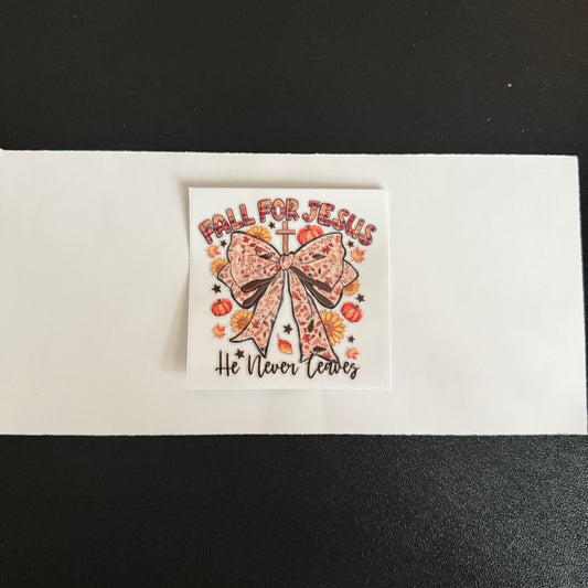 Fall themed decal