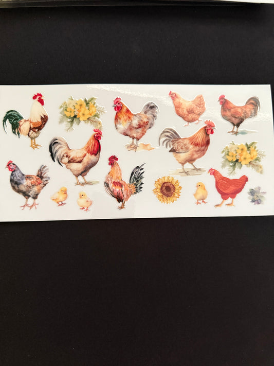 Chicken Themed Wrap