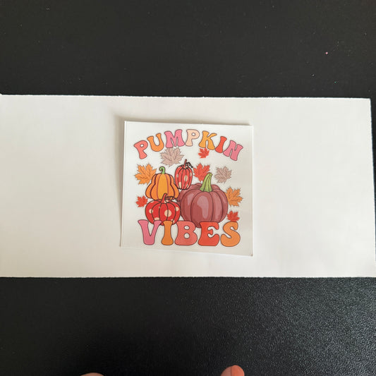 Fall themed decal