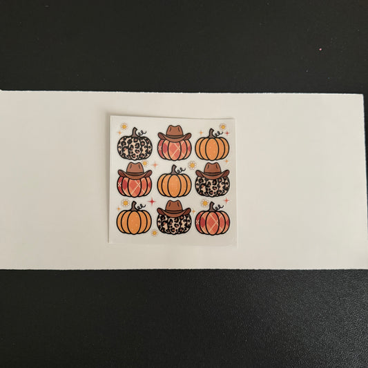 Fall themed decal