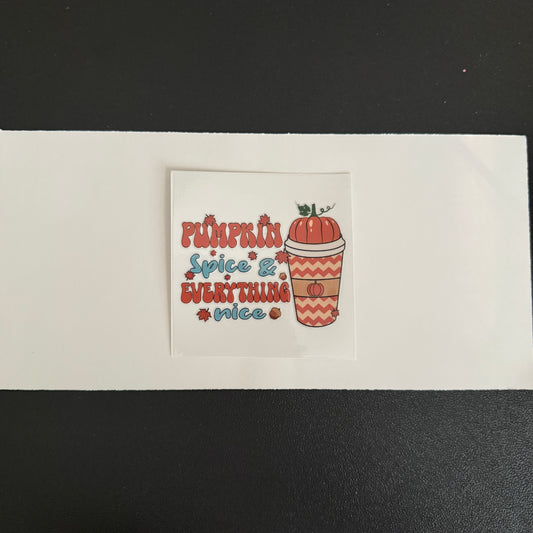 Fall themed decal