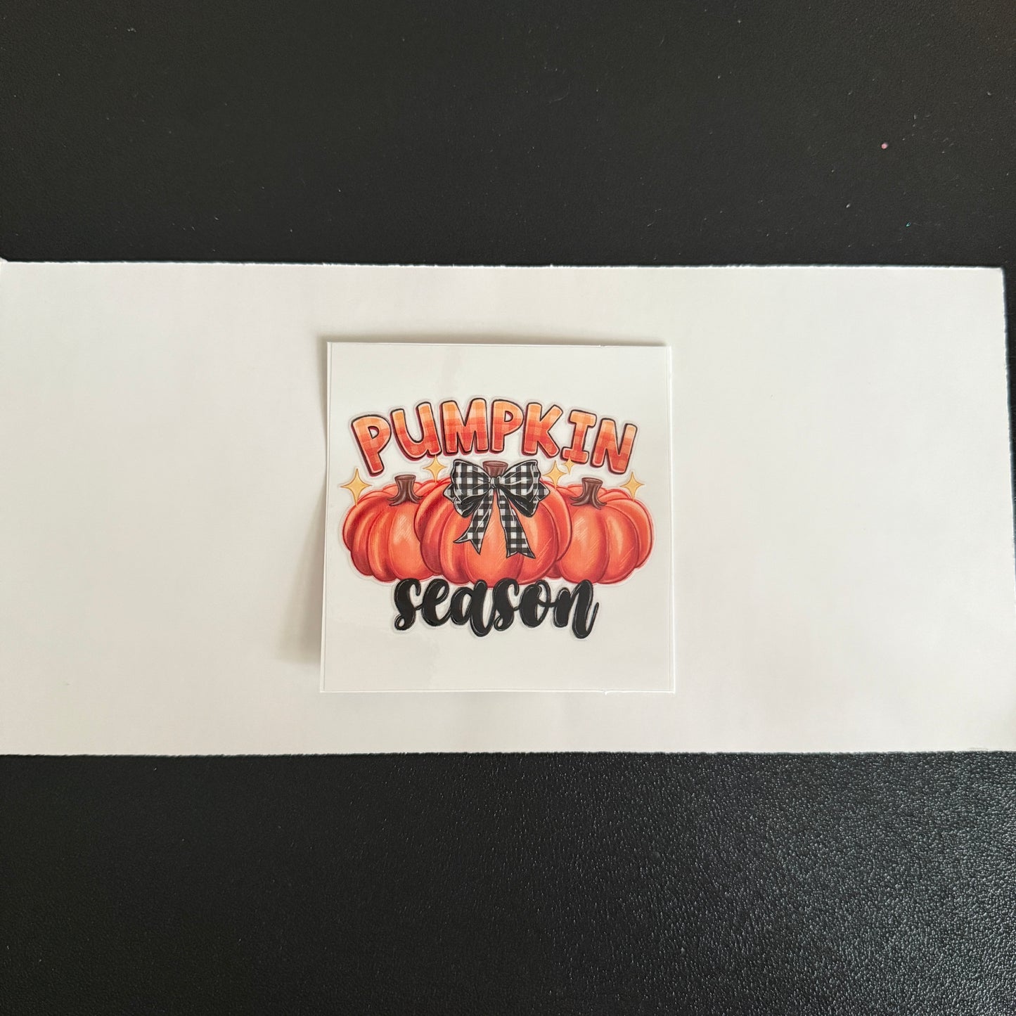 Fall themed decal