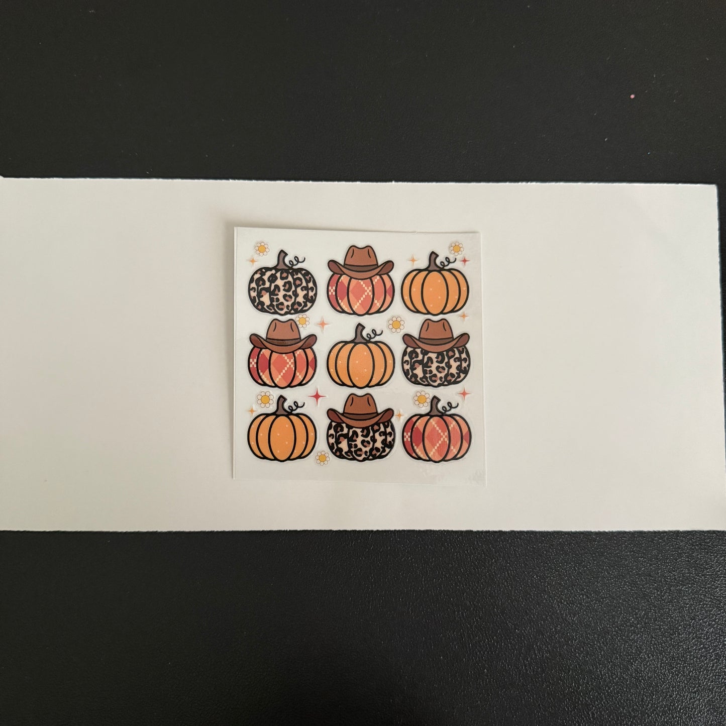 Fall themed decal