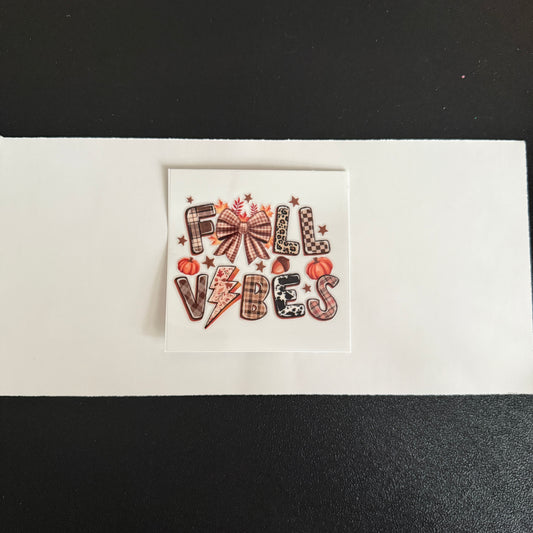 Fall themed decal