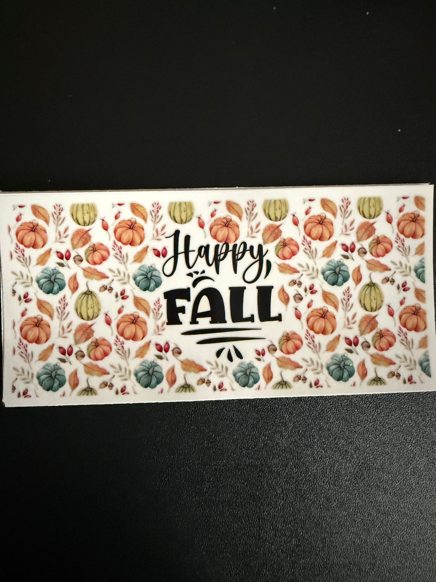 Fall themed wrap