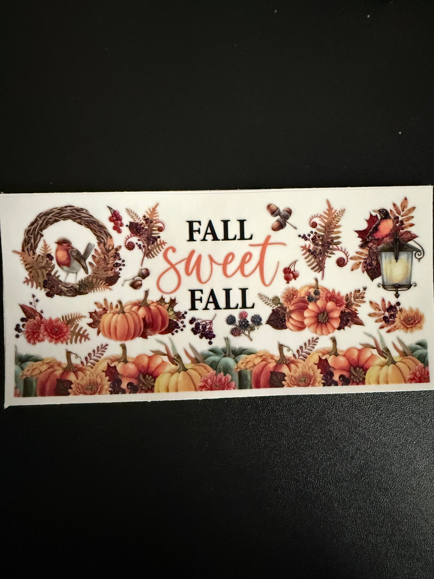 Fall themed wrap