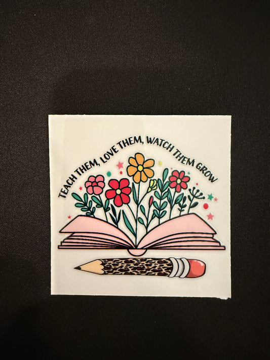 Teacher Themed Decal