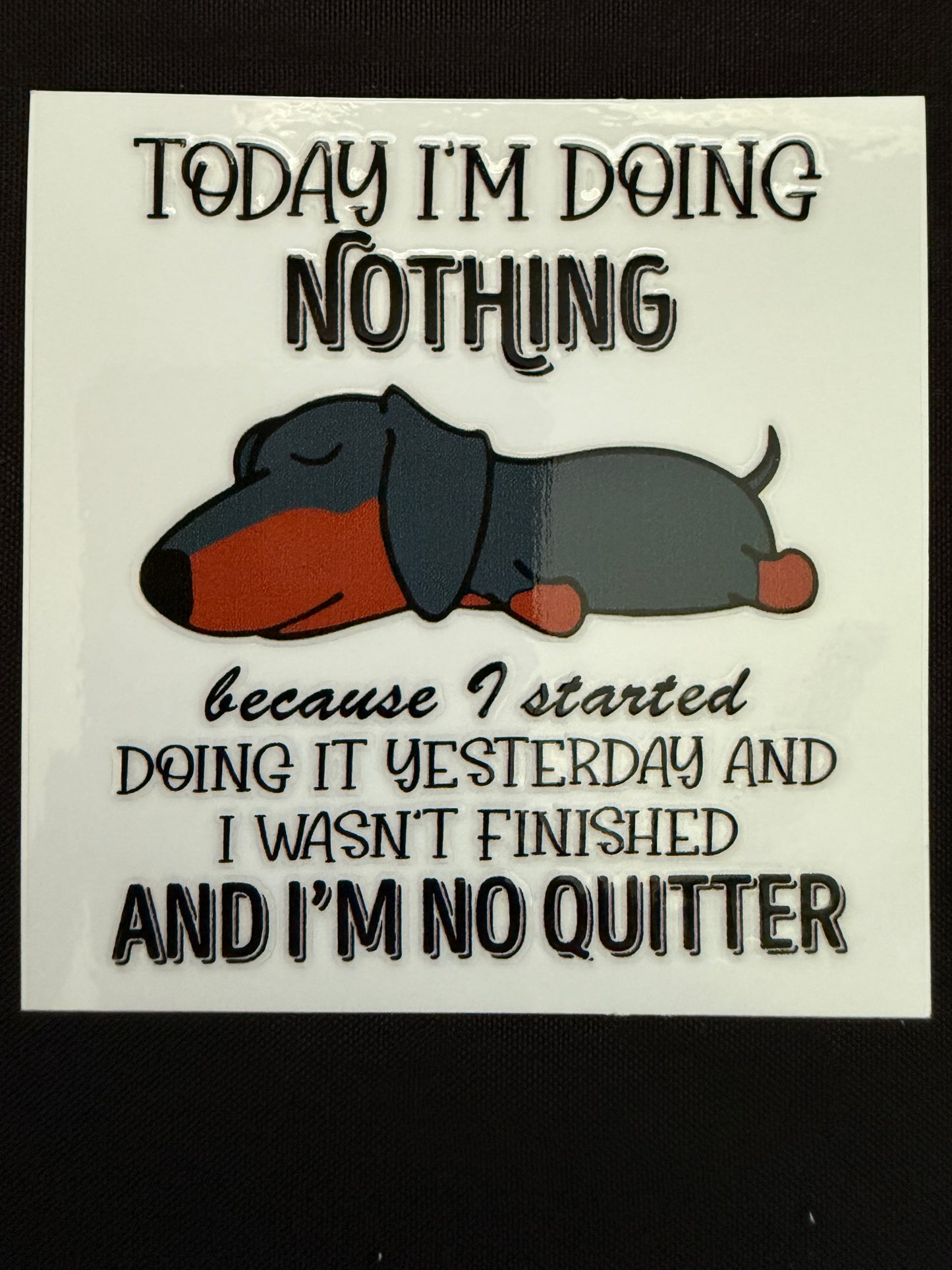 Funny Dachshund Decal