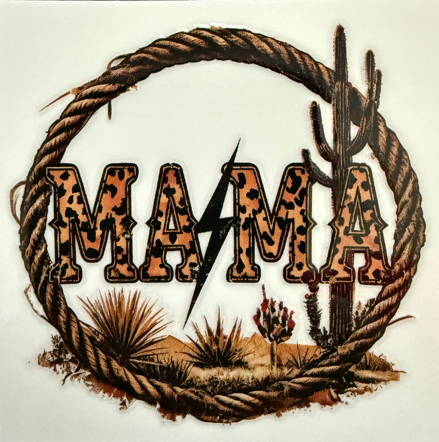 “Mama” Western Theme Decal