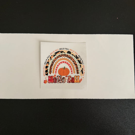 Fall themed decal