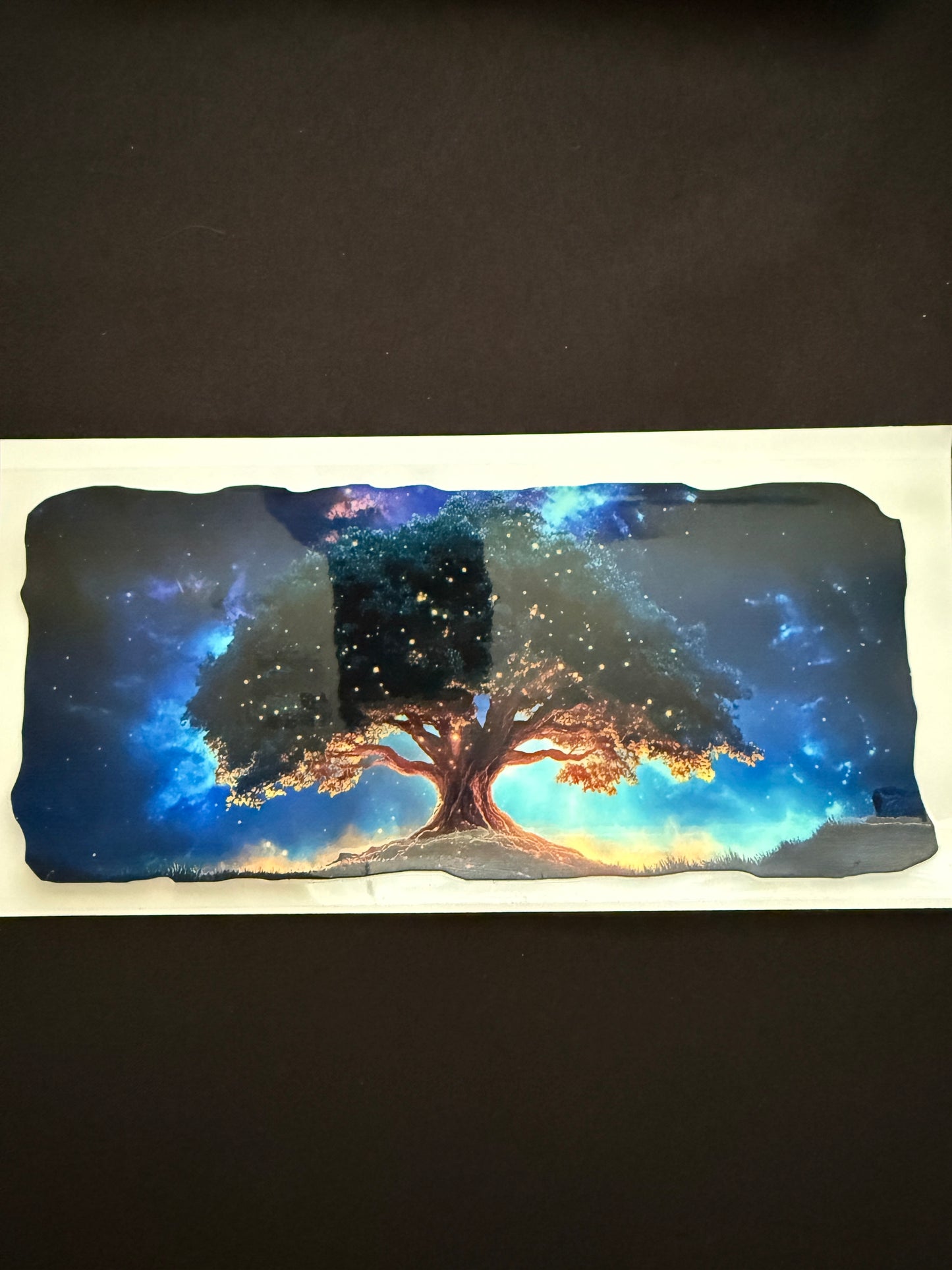 Silhouette Of Tree Tumbler Wrap
