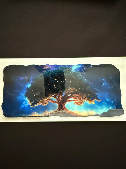 Silhouette Of Tree Tumbler Wrap