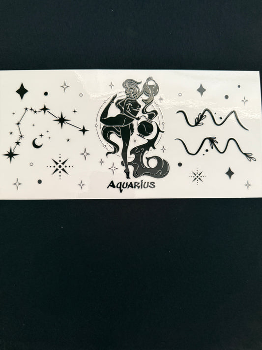 Aqurius Zodiac Sign Wrap