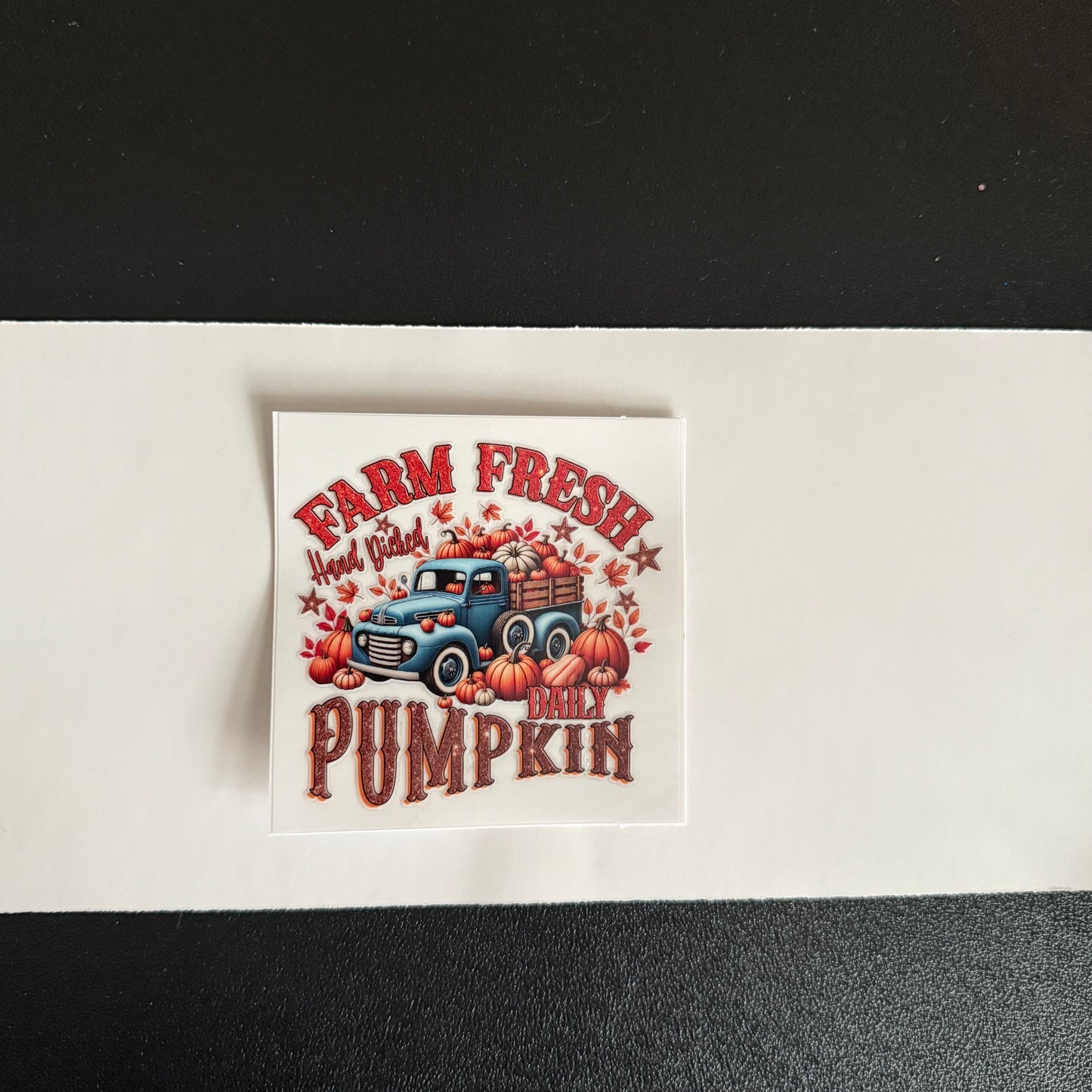 Fall themed decal