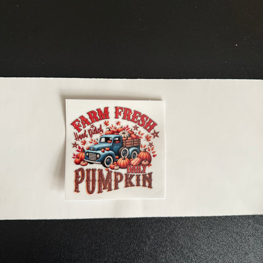 Fall themed decal