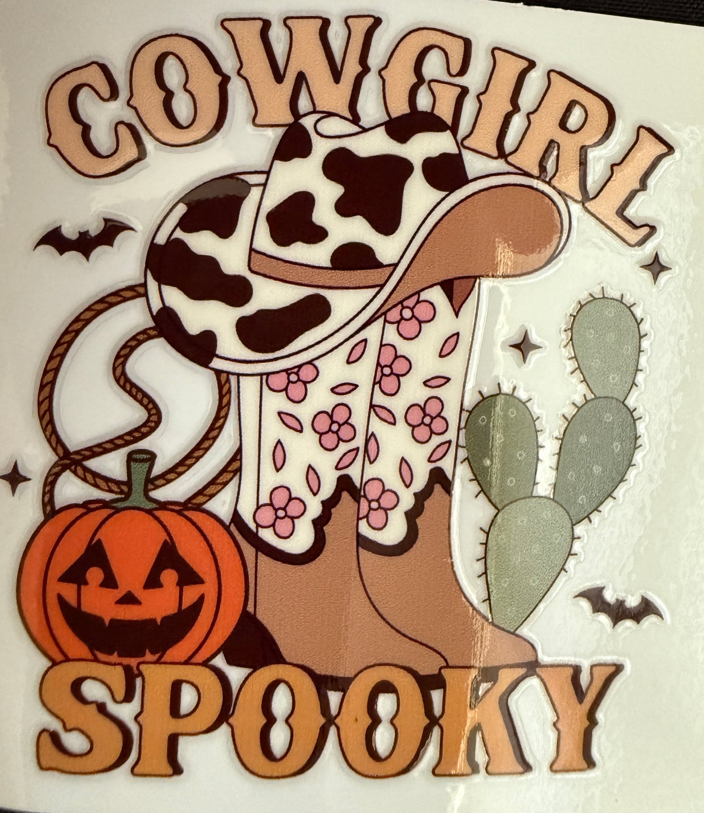 “Cowgirl Spooky” Halloween Themed Wrap