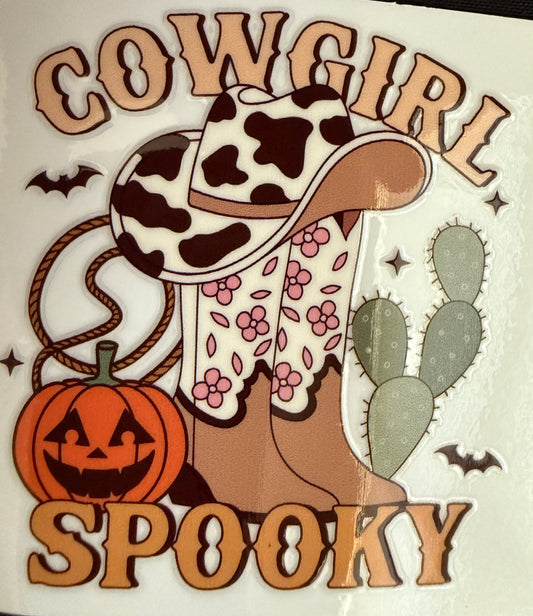 “Cowgirl Spooky” Halloween Themed Wrap