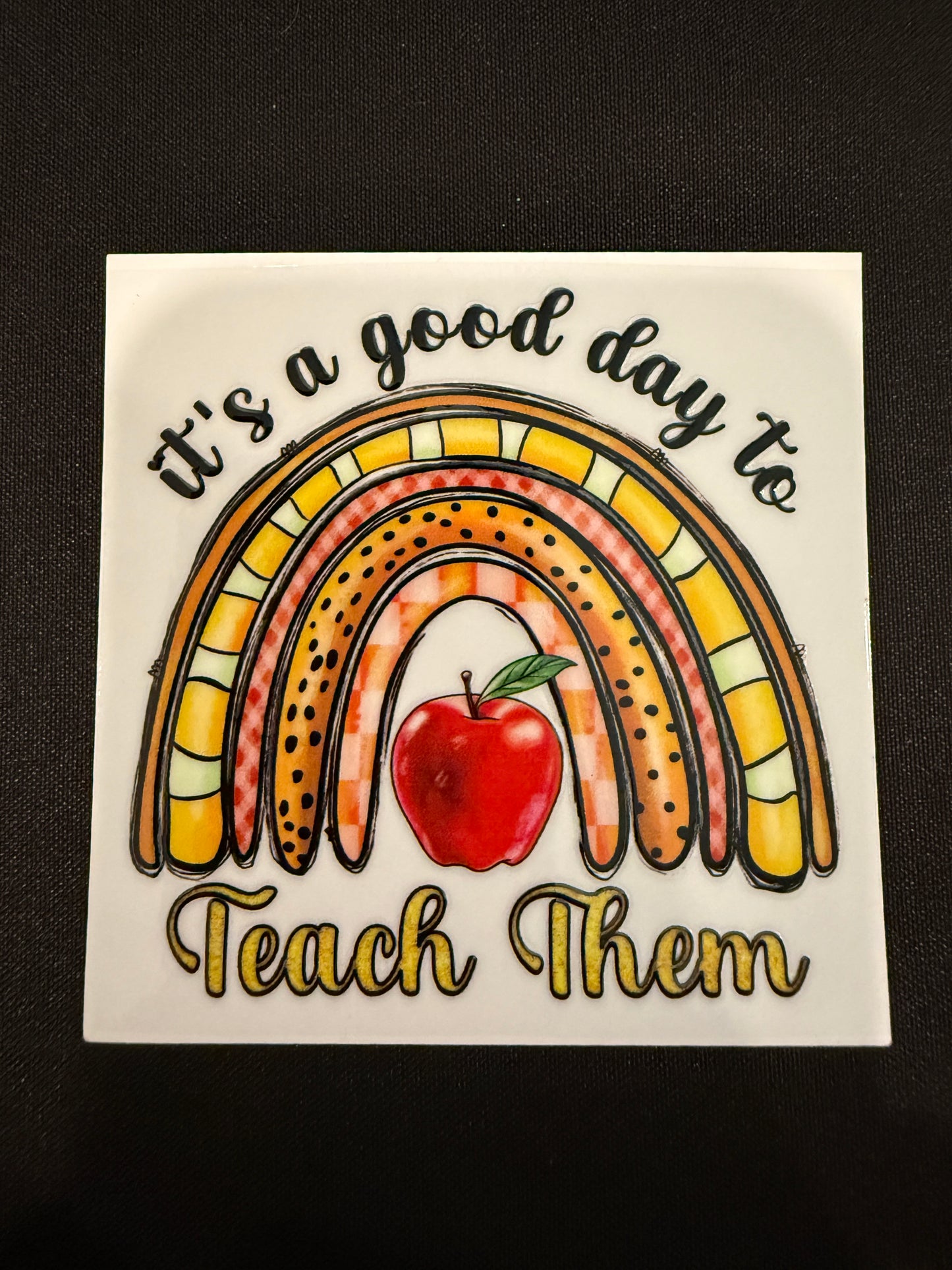 Teacher Themed Decal