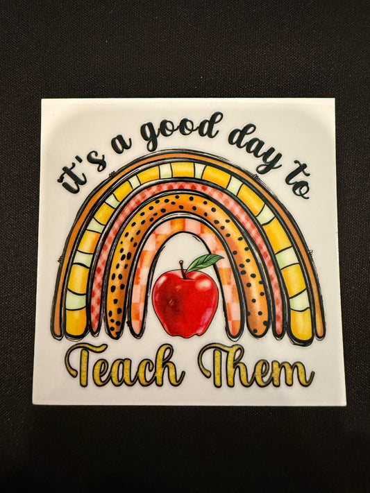 Teacher Themed Decal
