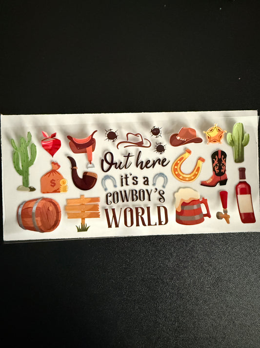 Western themed wrap